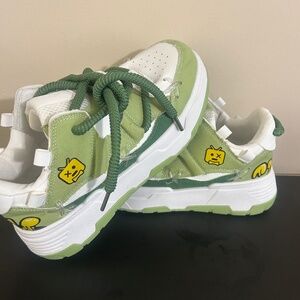 Green Chunky Skater Sneaker
